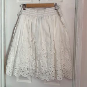 And I & James eyelet summer skirt. L NWT